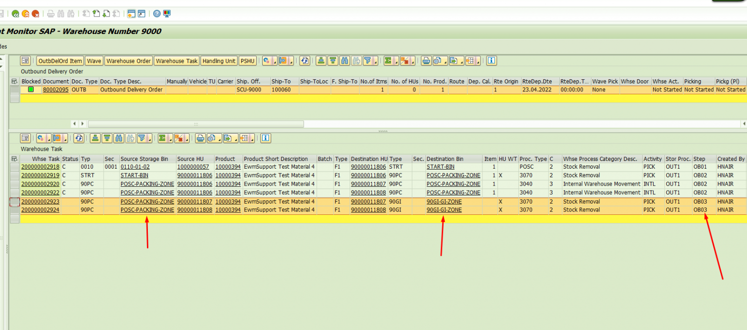 Sap Ewm Process Oriented Storage Control Ewmsupport