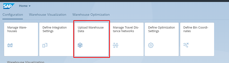 SAp cloud upload warehouse data